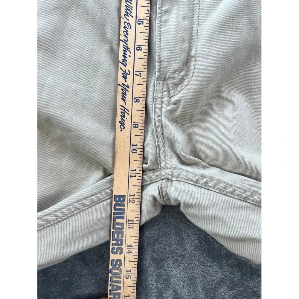Levis 514 Straight Fit Khaki Tan Pants Mens 36x32 Cotton Twill 00514-0407